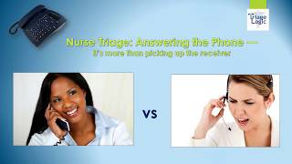 Nurse Triage Call Procedures: Answering the Phone