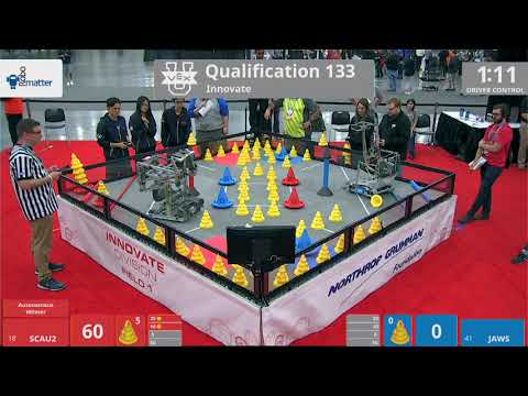 2018 VEXU Innovate Q133 - SCAU2 vs JAWS - 90 to 24