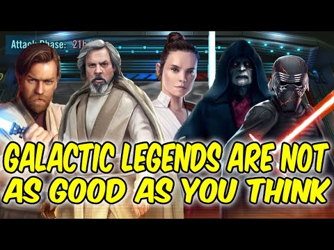 Galactic Legends Are Not As Good As You Think SWGOH