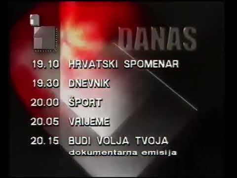 [1080p60] HRT 1, 10. veljače 1998. - ident i najava programa