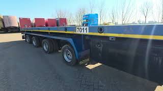 Özgül L14 4-axle steering trailer - Trax drum brakes - flatbed trailer platform semi-trailer for sale - Image 4 | Autoline NZ Özgül L14 4-axle steering trailer - Trax drum brakes - flatbed trailer platform semi-trailer | Image 4 - Autoline