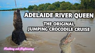 ADELAIDE RIVER QUEEN ORIGINAL JUMPING CROCODILE CRUISE 🐊🦅DARWIN NORTHERN TERRITORY AUSTRALIA 🇦🇺 🪃🦘