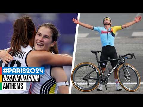 🇧🇪 Belgium's best athletes at Paris 2024 | Anthems