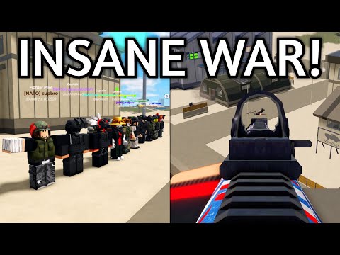 INSANE Faction War In War Tycoon Roblox...