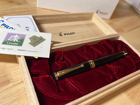 Pilot 845 Urushi - the BEST everyday fountain pen (according to Pilot). Unboxing and review