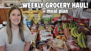 STOCK UP GROCERY HAUL ON A BUDGET! | HEALTHY FOOD & MEAL PLAN