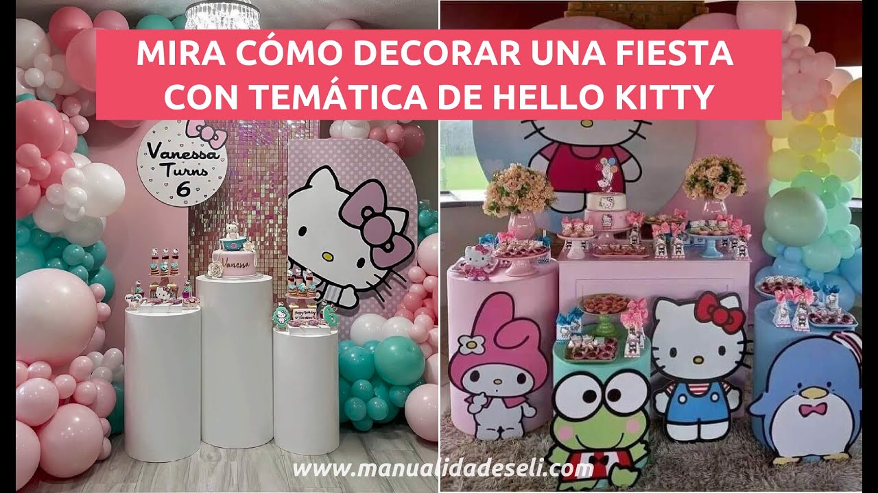 IDEAS PARA DECORAR UNA FIESTA CON TEMÁTICA DE HELLO KITTY
