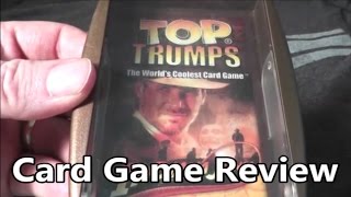 Indiana Jones Top Trumps Card Game Review - The No Swear Gamer