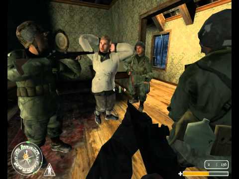 "Call of Duty 1: United Offensive", full walkthrough on Veteran, Part 2 - U.S. Campaign: Crossroads