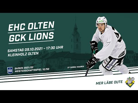 9.10.2021 EHC Olten - GCK Lions 4:1