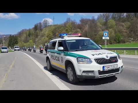 Otvorenie MOTO sezóny Horná Nitra, Bojnice - Handlová 2023 4K časť 2.