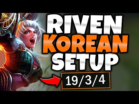 RIVEN'S KOREAN SETUP IS INCREDIBLE! (STRONGER COMBOS) - S13 RIVEN GAMEPLAY! (Season 13 Riven Guide)