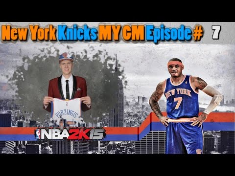 NBA 2K15 NEW YORK KNICKS MY GM | Episode #7: PINK DIAMOND KRISTAPS PORZINGIS!!!!