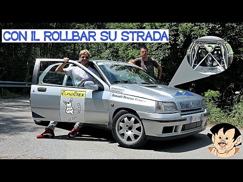 PROVO SU STRADA UNA CLIO REPLICA RAGNOTTI CON IL ROLLBAR -  Renault Clio 1.8 Gr.N Test drive