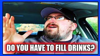 Do Drivers Have to Fill Drinks (THE TRUTH) (DoorDash, UBER EATS, GrubHub)  (PTD Vlogs Day 1529)