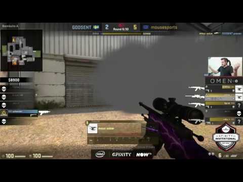 Oskar VAC Shot |  Mouz vs GODSent | HD 60FPS