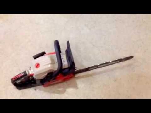 Видео Бензопила AL-KO BKS 4040 подготовка к запуску