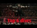 WWE Roman Reigns dives over the top rope || The Big Dog || 2019