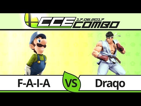 CCE COMBO -  F-A-I-A (Luigi) vs Draqo (Ryu) - Smash 4