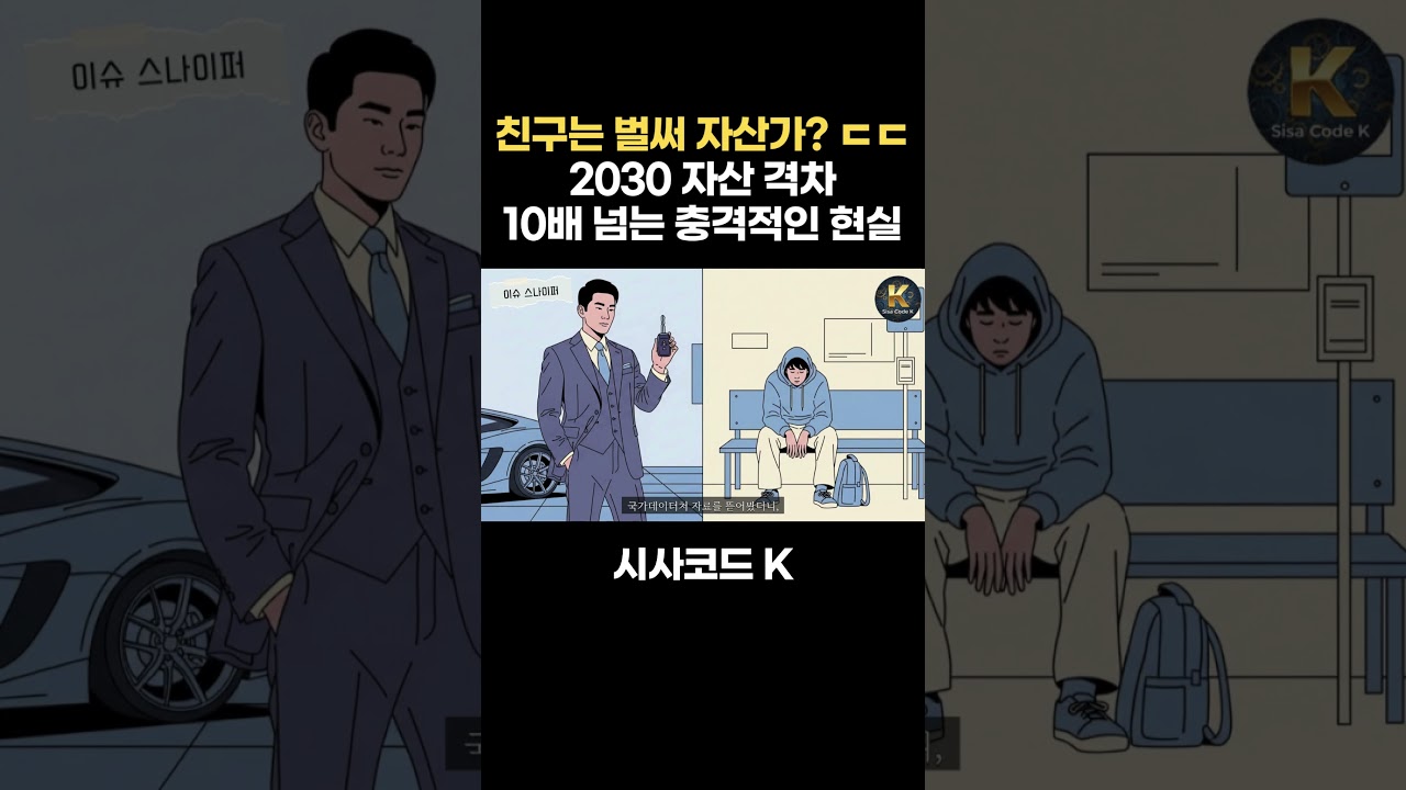 친구는 벌써 자산가? ㄷㄷ 2030 자산 격차 10배 넘는 충격적인 현실
