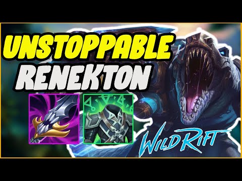 🔥 WILD RIFT: UNSTOPPABLE RENEKTON // NOTHING CAN STOP THIS CROC // RENEKTON VS OLAF // WC GIVEAWAY 🔥