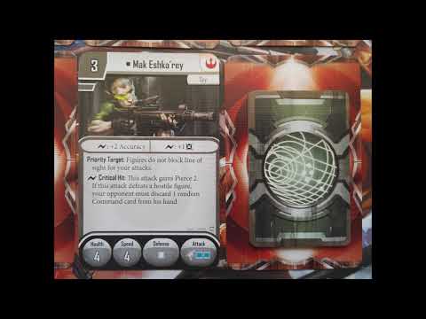 Star Wars Imperial Assault Core set Skirmish heroes Mak Eshka'rey