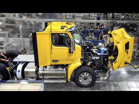 Thumbnail for Inside US Peterbilt Truck Factory: Producing American Long-Haul Trucks + PACCAR Engine Manufacturing by Truck