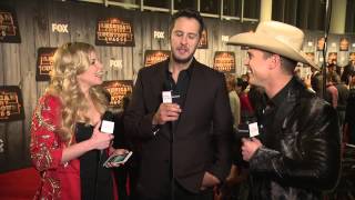 Luke Bryan Red Carpet Interview - ACCAs 2014