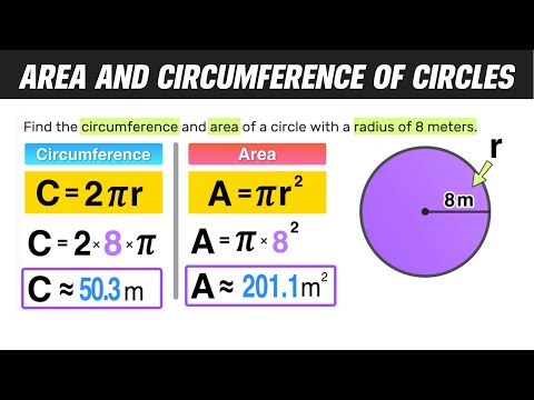 How to Find Area and Circumference of a Circle
