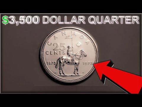 Extremely Rare 1973 Large Bust Mountie Quarter