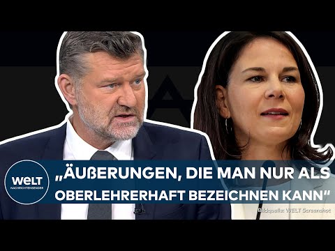 ANNALENA BAERBOCK: Heftige Kritik an der Israel-Politik der deutschen Bundesregierung