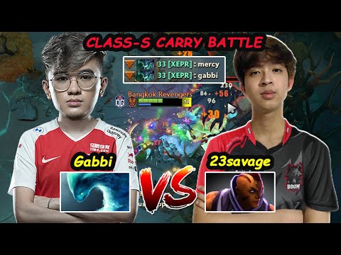 23savage Anti Mage vs Gabbi Morphling CLASS S Carry BATTLE NEW T1 Carry ??? Dota 2 pro Gameplay