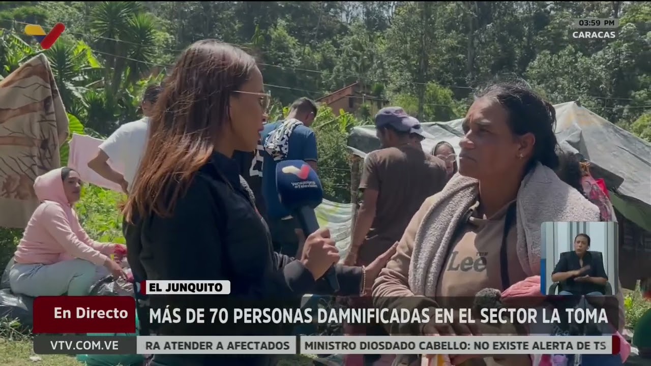 70 familias damnificadas en El Junquito tras el terremoto del 24 de junio