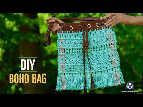 DIY Macrame Bag With Zipper Macrame Wallet for Girls