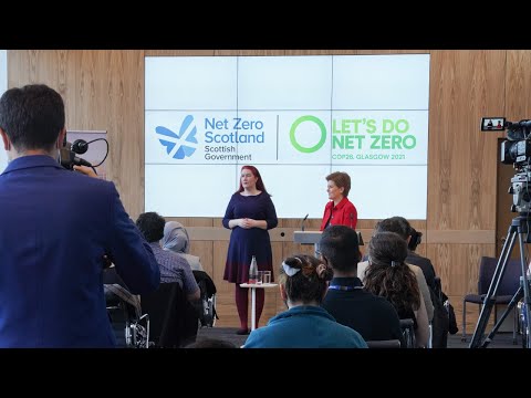 First Minister sets out ambition for COP26