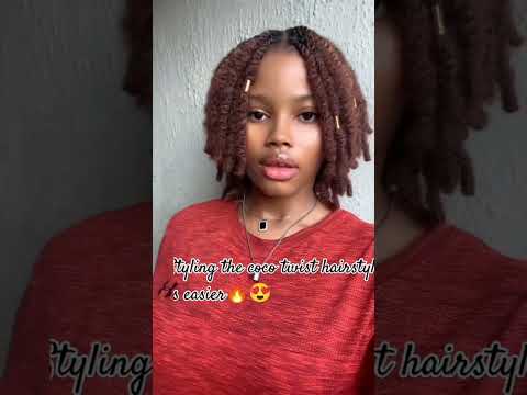 Styling Coco Twist is a lot Easier🔥😍....  #hairstyles  #trendinghairstyle #twiststyles #cocotwist