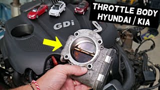THROTTLE BODY REPLACEMENT REMOVAL HYUNDAI KIA 2.4 GDI ENGINE