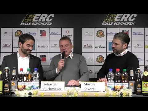 ERC Sonthofen | Pressekomferenz Bulls vs. EC Peiting