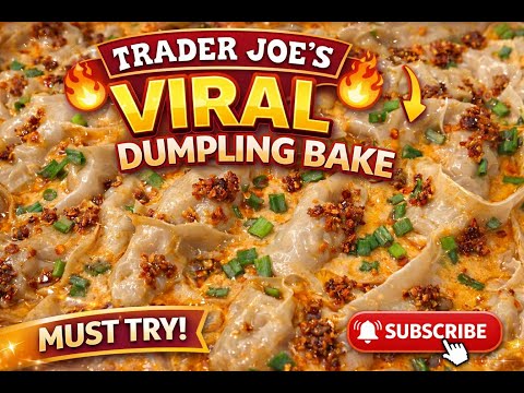 Trader Joe’s Viral Dumpling Bake ~ Easy Cozy One-Pan Dinner