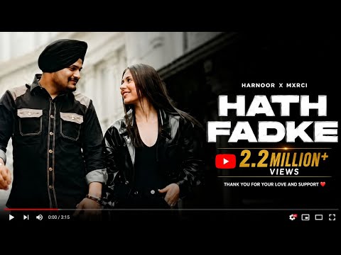 Hath Fadke (Official Video) | Harnoor x MXRCI | Latest Punjabi Song 2026