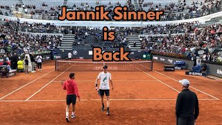 Download lagu JANNIK SINNER FIRST PRACTICE IN ROME | INTERNAZIONALI BNL D'ITALIA 2025 mp3