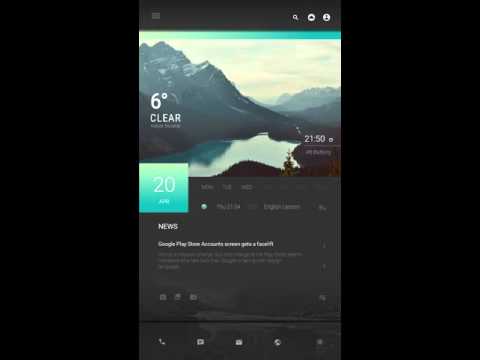 Lakeside theme for KLWP Video