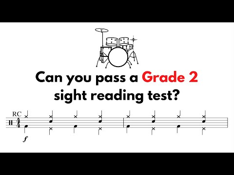Can you pass a Grade 2 sight reading test?