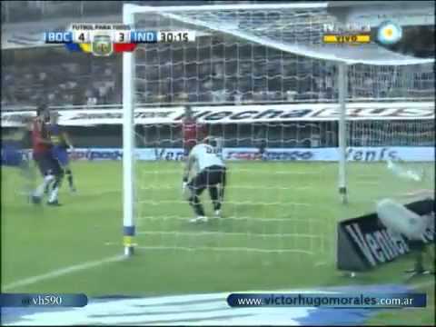 Boca 4 Independiente 5 Clausura 2012 Los goles Relato Victor Hugo Morales www bajaryoutube com