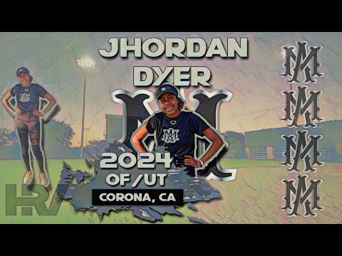 2024 Jhordan Dyer 🥎 Outfield UT, Softball Skills Video   Athletics Mercado