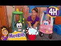 Meekah S Rainbow Car Wash 4 HOURS OF MEEKAH Educational Videos For Kids