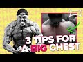 3 Tips For A MASSIVE Chest Ft. IFBB Pro Ron Partlow