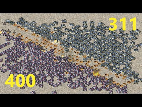 Grizzly vs Rhino - Same Cost Battle - Red Alert 2