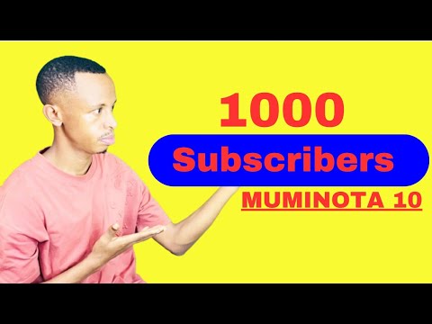 1000 SUBSCRIBERS MUMINOTA 10 GUSA, GERAGEZA AKAKANTU 🤏 #gatarifred