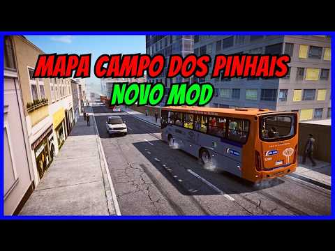 🔴Gameplay Novo Mod Apache Vip IV 1519 | Mapa Campo dos Pinhais Linha 124 | Proton Bus Simulator
